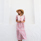 My Mamis - Calella Long Dress-Pink-Full Length
