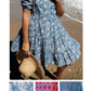 Balear Dress with Puff Sleeves