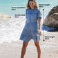 Balear Dress with Puff Sleeves